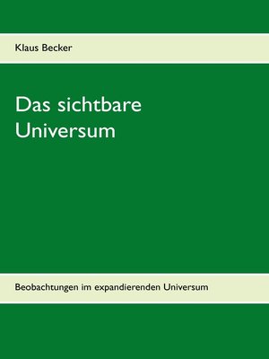 cover image of Das sichtbare Universum
